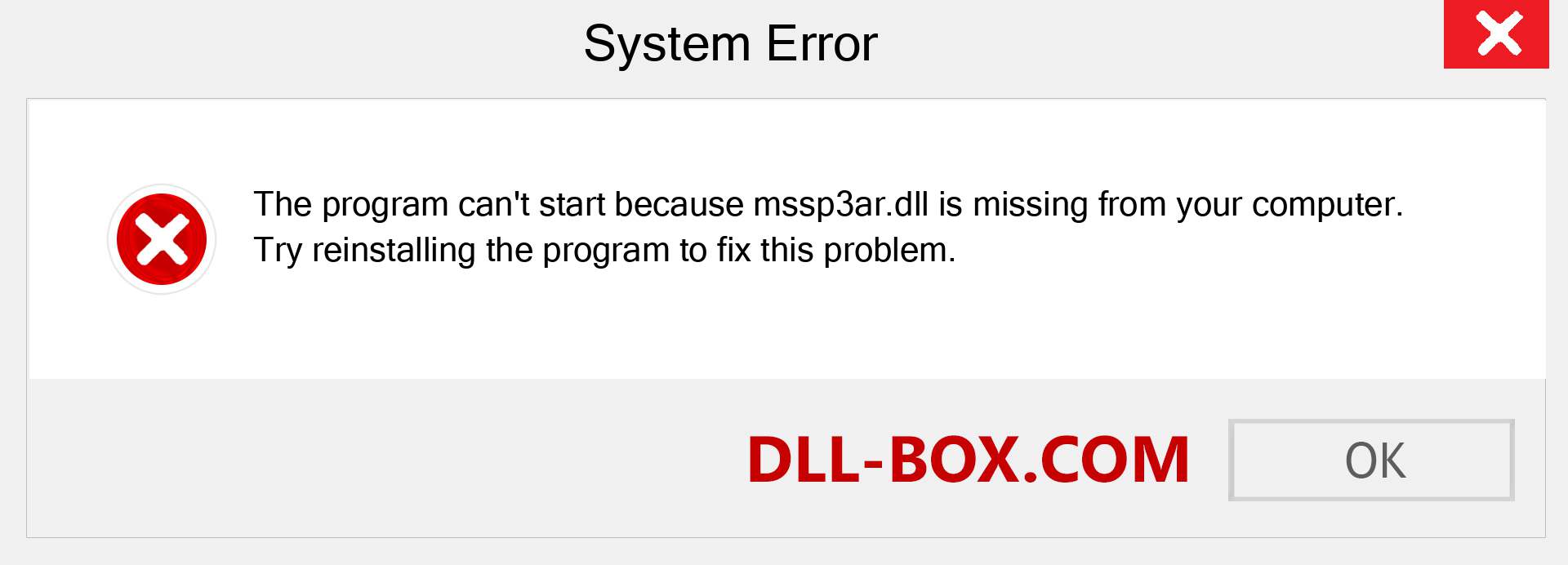  mssp3ar.dll file is missing?. Download for Windows 7, 8, 10 - Fix  mssp3ar dll Missing Error on Windows, photos, images